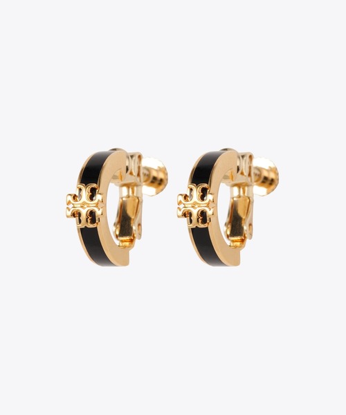 ネオンエナメルハギーズイヤリング The Neon Enamel Huggies in 14K Gold — FRY POWERS