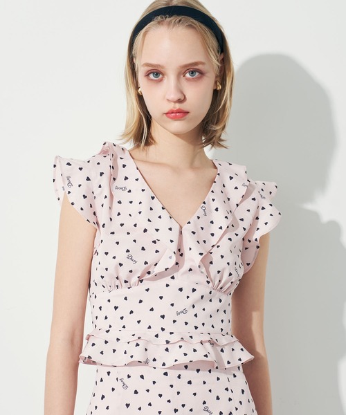 DEICY カットワークフリルブラウス DEICY（デイシー）の「フロントフリルカットワークブラウス