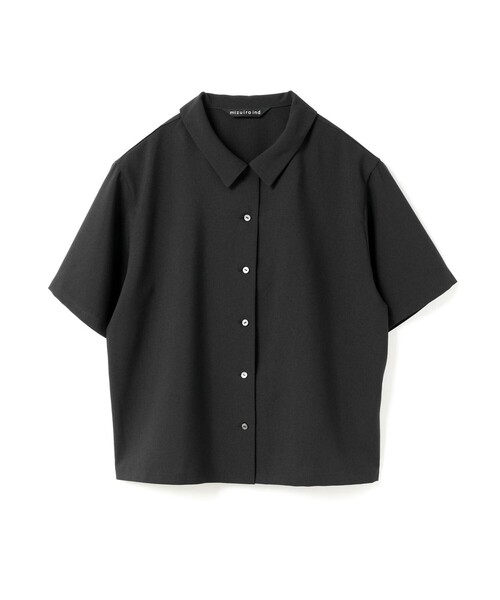 ブラウス シャツ mizuiro ind ハーフスリーブワイドシャツ レディース mizuiroind ブラウス シャツ mizuiro ind ハーフスリーブワイド