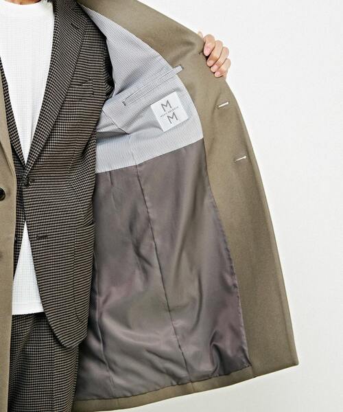 「MEN'S MELROSE」 チェスターコート 3 グレイッシュベージュ メンズ_画像9