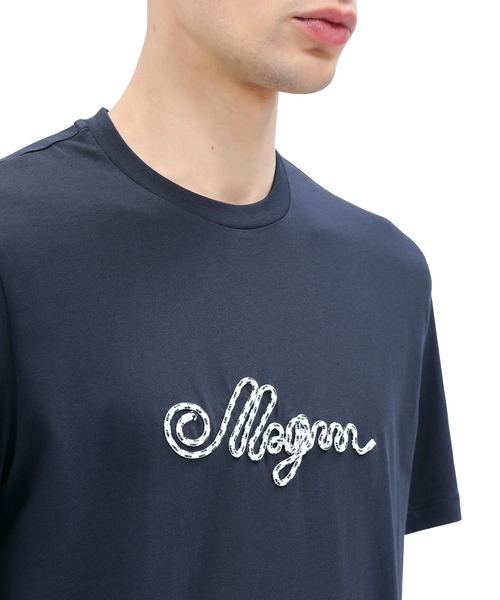 MSGM（エムエスジーエム） tシャツ MSGM ROPEロゴ Tシャツ メンズ