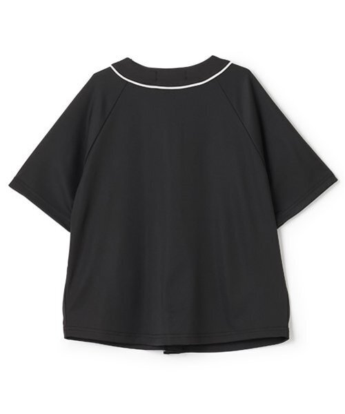 X-girl Stages tシャツ ロゴアップリケベースボール半袖シャツ