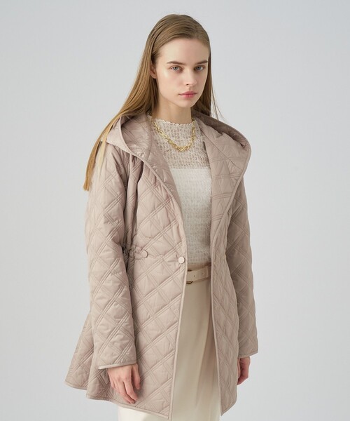 アナイ　コート 36サイズ ANAYI（アナイ） ノーカラーコート 36 ネイビー レディース : ZOZOTOWN