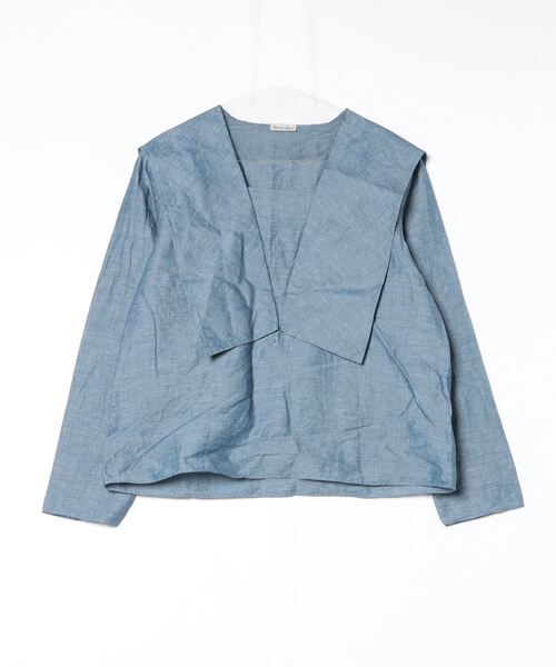 「Steven Alan」 長袖ブラウス SMALL ブルー レディース