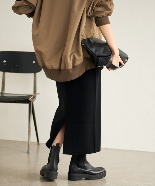 FRAMeWORK（フレームワーク） ニットスカート 38 ブラック レディース