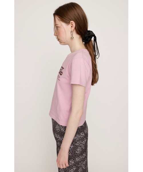 SLY tシャツ LOGO PRINT C/N TOPS ロゴ プリント クルーネック