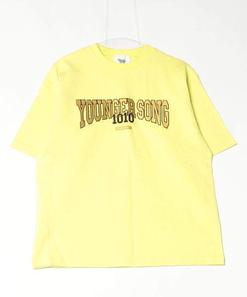 Younger Song tシャツ collage T front print メンズ レディース