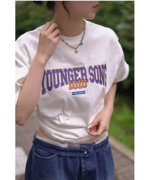 younger songシャツ younger heart backpt TEE – YZ