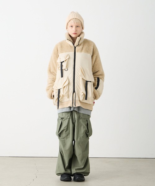 ミュージシャン Sphery Rendezvous Reversible Boa Jacket Sphery Rendezvous Reversible Boa Jacket