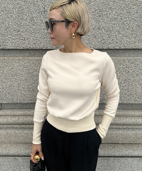 「JENNE」 長袖カットソー LARGE ベージュ系その他 レディース