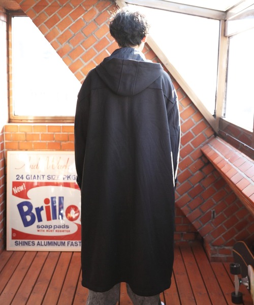 「８(eight)」 「Beno」ダッフルコート MEDIUM カーキ メンズ_画像3