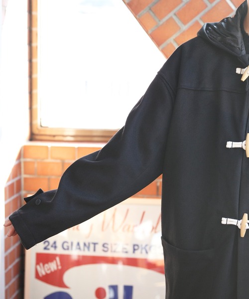 「８(eight)」 「Beno」ダッフルコート MEDIUM カーキ メンズ_画像9