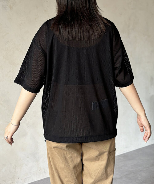 「CPCM」 半袖Tシャツ LARGE チャコールグレー レディース