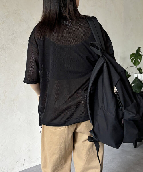 「CPCM」 半袖Tシャツ LARGE チャコールグレー レディース