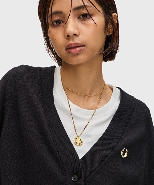 FRED PERRY（フレッドペリー） カーディガン V-Neck Cardigan／Vネック
