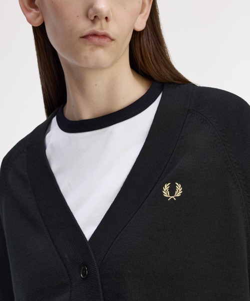 FRED PERRY（フレッドペリー） カーディガン V-Neck Cardigan／Vネック