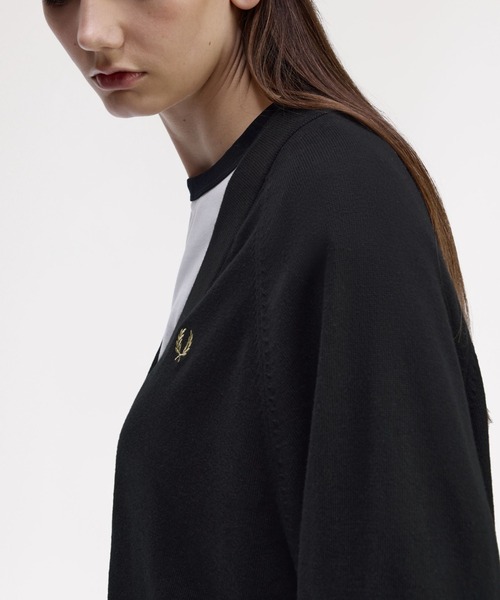 FRED PERRY（フレッドペリー） カーディガン V-Neck Cardigan／Vネック