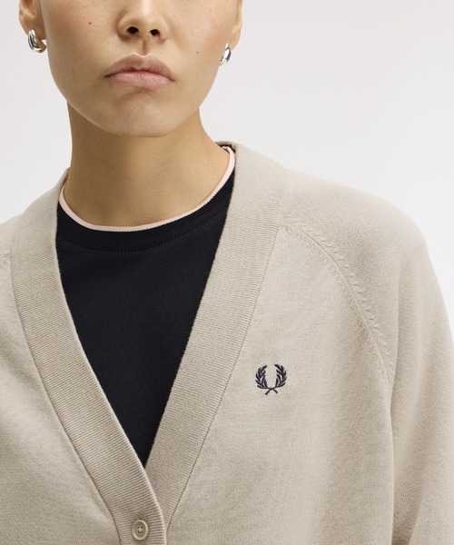 FRED PERRY（フレッドペリー） カーディガン V-Neck Cardigan／Vネック