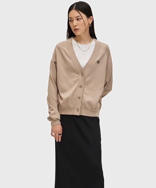 FRED PERRY（フレッドペリー） カーディガン V-Neck Cardigan／Vネック