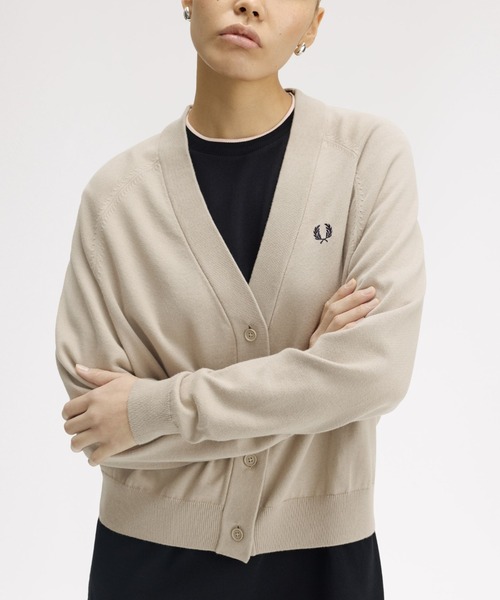 FRED PERRY（フレッドペリー） カーディガン V-Neck Cardigan／Vネック