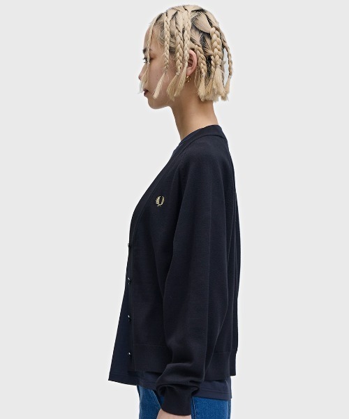 FRED PERRY（フレッドペリー） カーディガン V-Neck Cardigan／Vネック