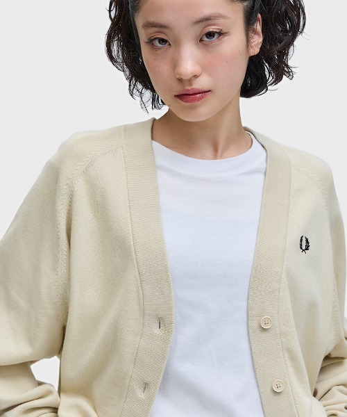 FRED PERRY（フレッドペリー） カーディガン V-Neck Cardigan／Vネック 