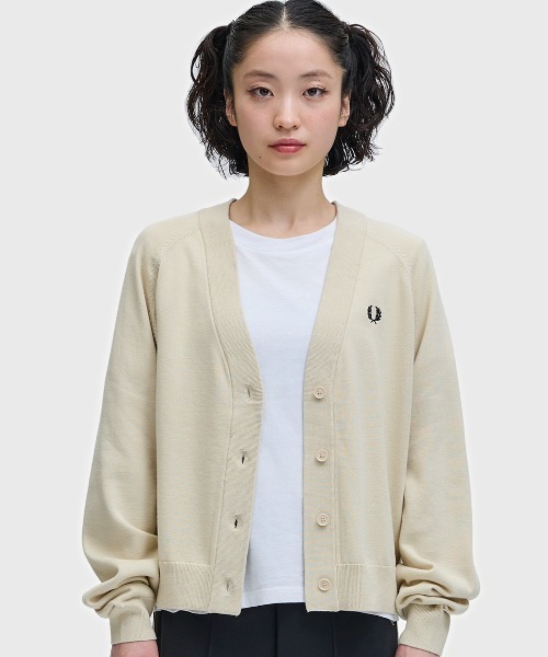 FRED PERRY（フレッドペリー） カーディガン V-Neck Cardigan／Vネック