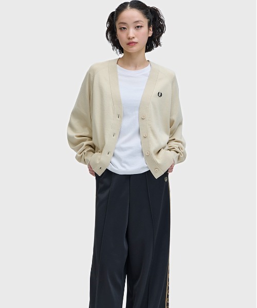 FRED PERRY（フレッドペリー） カーディガン V-Neck Cardigan／Vネック