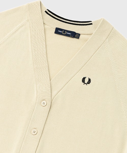 FRED PERRY（フレッドペリー） カーディガン V-Neck Cardigan／Vネック