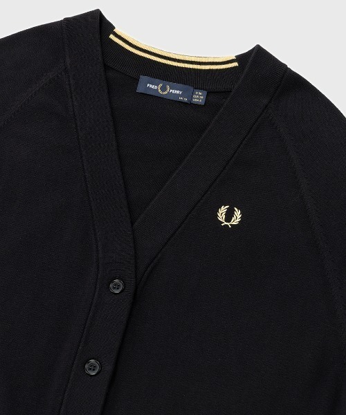FRED PERRY（フレッドペリー） カーディガン V-Neck Cardigan／Vネック