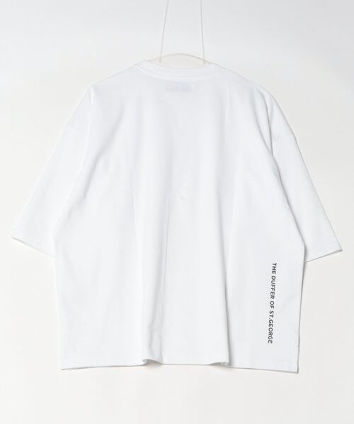 「The DUFFER of ST.GEORGE」 半袖Tシャツ MEDIUM グレイッシュベージュ メンズ
