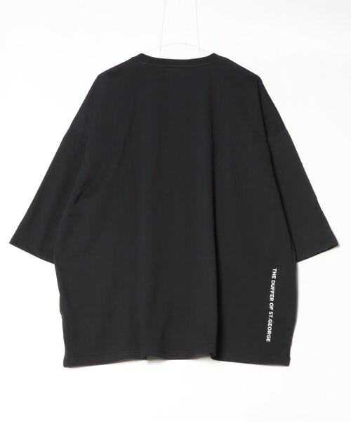 「The DUFFER of ST.GEORGE」 半袖Tシャツ MEDIUM グレイッシュベージュ メンズ