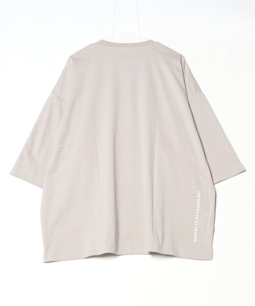 「The DUFFER of ST.GEORGE」 半袖Tシャツ MEDIUM グレイッシュベージュ メンズ