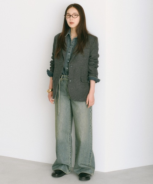 美品 Levi's リーバイス ツイードテーラードジャケット ブレザー XXL Levi's（リーバイス） ジャケット テーラードジャケット ツイード