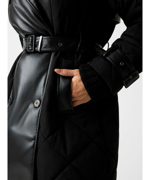 GUESS（ゲス） トレンチコート コート ALEXANE Quilted Trench