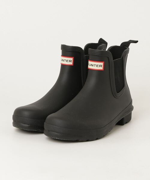 HUNTER UK6レインブーツ黒 HUNTER 「HUNTER」 レインブーツ UK6 ブラック レディース