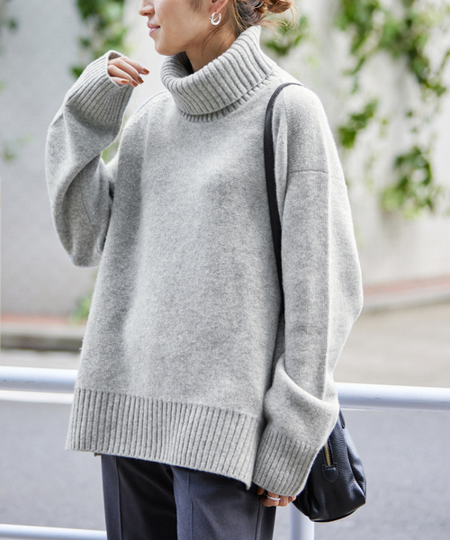 FRAMeWORK（フレームワーク） タートルネックニット - グレー