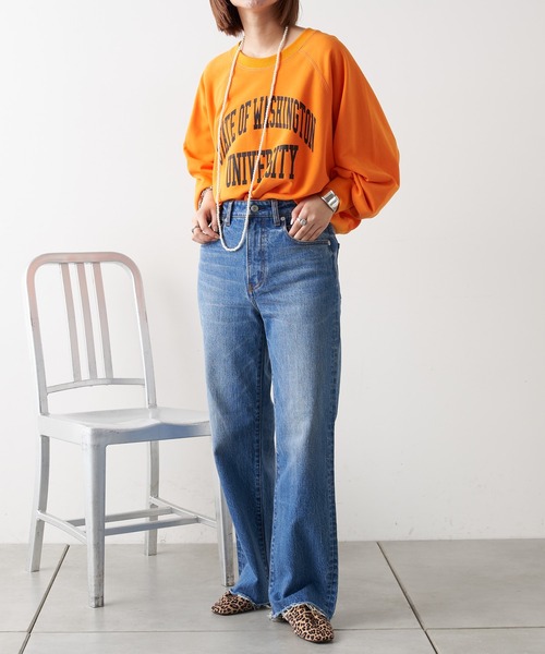 「CIAOPANIC TYPY」 加工デニムパンツ MEDIUM ブルー レディース