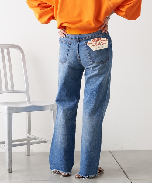 「CIAOPANIC TYPY」 加工デニムパンツ MEDIUM ブルー レディース
