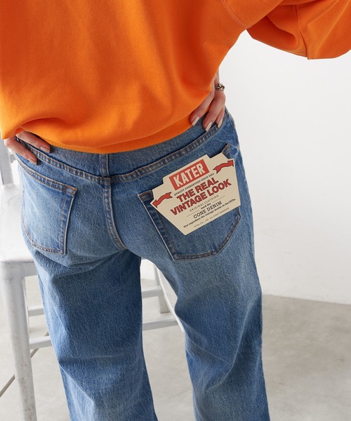 「CIAOPANIC TYPY」 加工デニムパンツ MEDIUM ブルー レディース