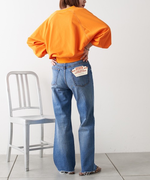 「CIAOPANIC TYPY」 加工デニムパンツ MEDIUM ブルー レディース