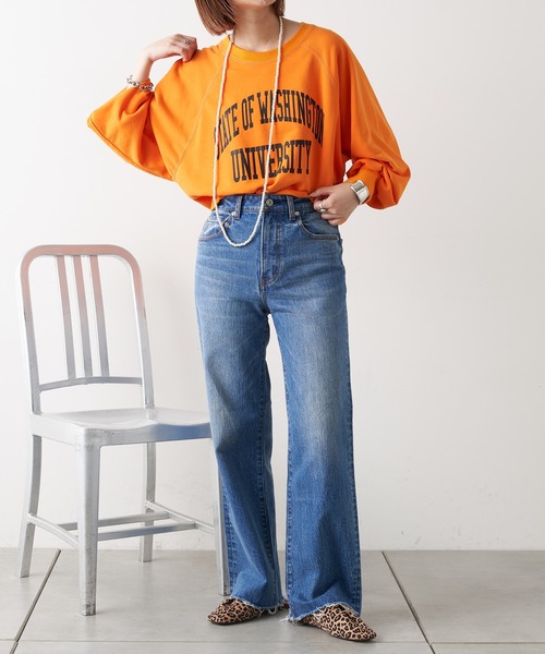 「CIAOPANIC TYPY」 加工デニムパンツ MEDIUM ブルー レディース
