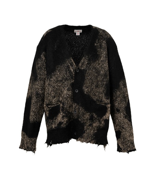 Mohair Like Knit Cardigan カーディガン KAMIYA カーディガン Distressed Mohair Knit Cardigan メンズ