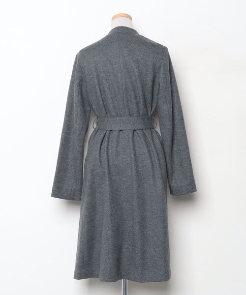 EPOCA（エポカ） ノーカラーコート 34 グレー レディース : ZOZOTOWN