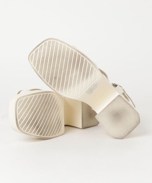 「ORiental TRaffic」 ヒールサンダル 3L ホワイト レディース_画像3