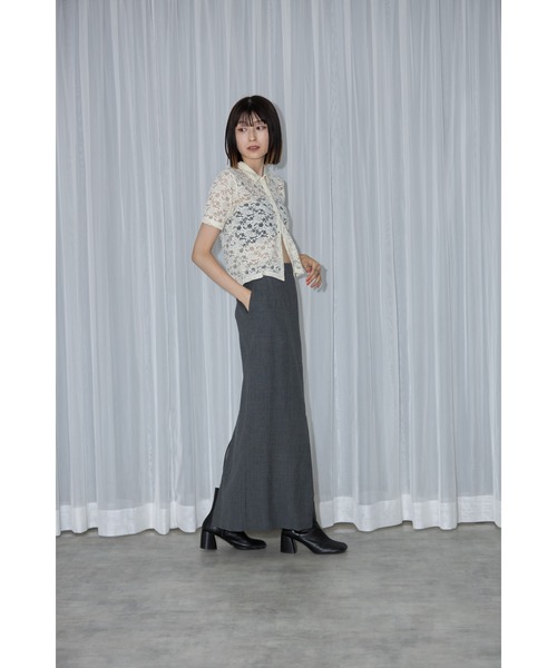 「leimn」 「gleam」半袖シャツ FREE アイボリー レディース_画像7