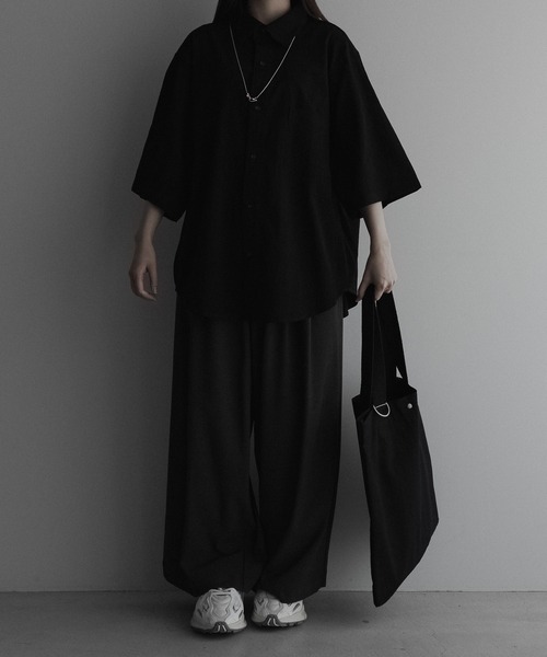 「remer」 半袖シャツ X-SMALL ライトグレー メンズ_画像2