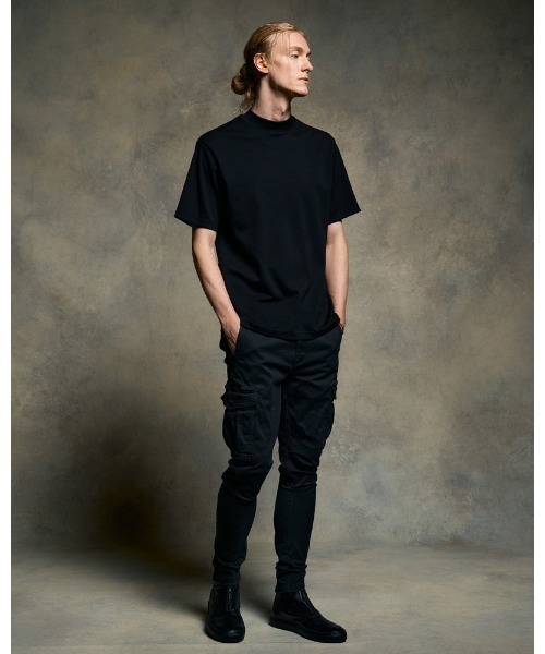 wjk tシャツ luxury cotton mock neck S/S メンズ : ZOZOTOWN Yahoo!店