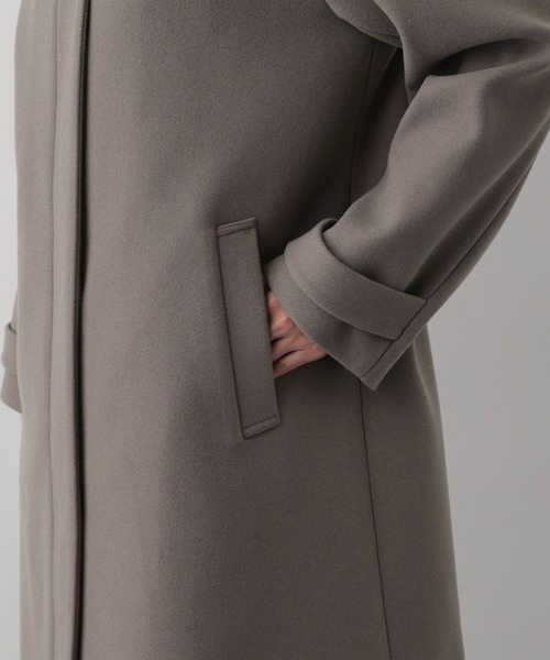 FOUND GOOD（ファウンドグッド） ノーカラーコート コート ウーリー