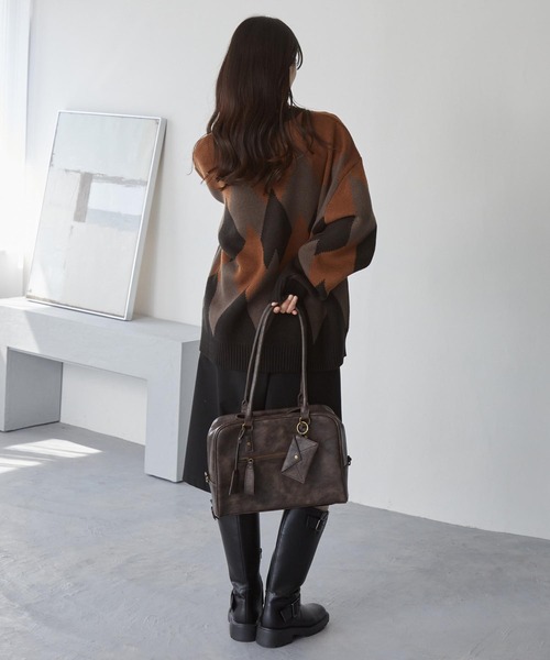 MONO-MART（モノマート） ボストンバッグ 2WAY マルチポケット